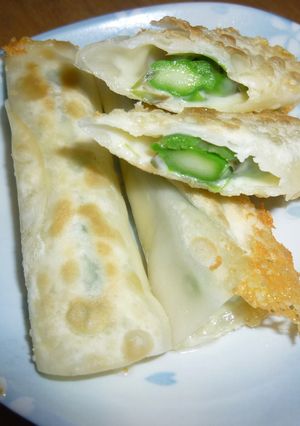 餃子の皮deアスパラ❤チーズ巻き-レシピのメイン写真