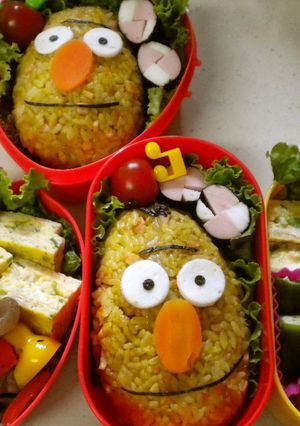 冷ご飯を使って♪キャラ弁バート-レシピのメイン写真