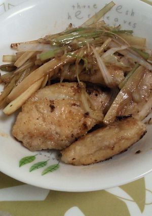 簡単♪ネギと鶏のステーキ-レシピのメイン写真