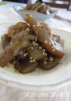 こんにゃくの甘辛煮-レシピのメイン写真