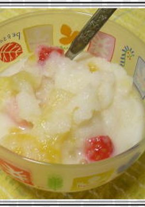 簡単！甘みあっさりフルーツシャーベット-レシピのメイン写真
