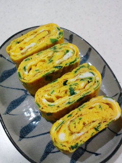 ✿マヨぽんdeにらの卵焼き✿-レシピのメイン写真