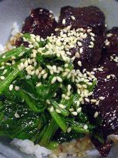 はなびし草の中国醤油で豚角煮丼-レシピのメイン写真