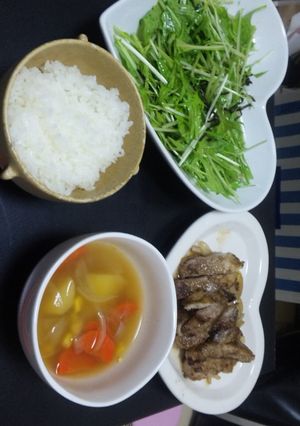 水菜と塩昆布のさっぱりサラダ♪-レシピのメイン写真