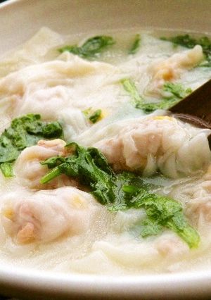＊春菊のワンタンスープ＊-レシピのメイン写真