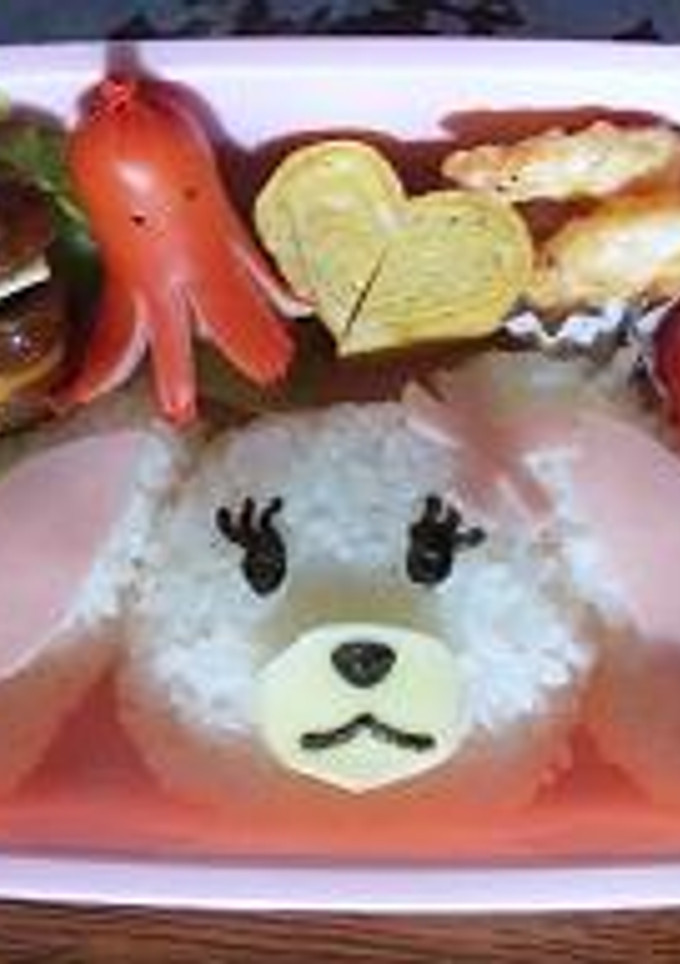 簡単　シュガーバニーのキャラ弁-レシピのメイン写真