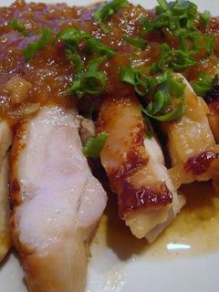 ほっこりカフェ 簡単チキンの玉ねぎソース-レシピのメイン写真