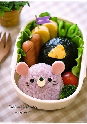 ちゅーちゅー♪ねずみちゃん＊キャラ弁-レシピのメイン写真