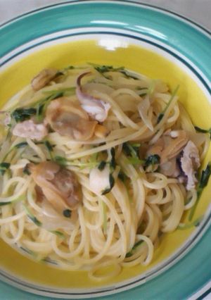 あさりと豆苗のパスタ-レシピのメイン写真