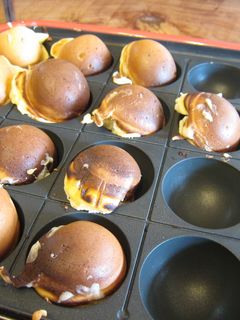たこ焼き器で♪ふわころぼぅるホットケーキ-レシピのメイン写真