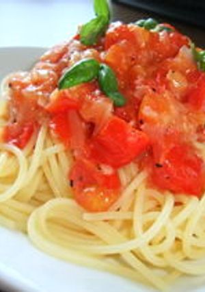 簡単❤トマトの冷製パスタ❤-レシピのメイン写真