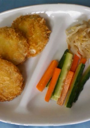 新玉ねぎフライと野菜スティック-レシピのメイン写真