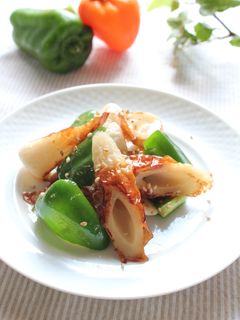 お弁当に*ちくわとピーマンの甘辛炒め-レシピのメイン写真