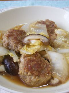 白菜とビッグな肉団子のオイスター中華煮-レシピのメイン写真