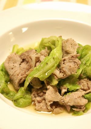 春キャベツと豚肉の重ね煮-レシピのメイン写真