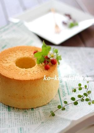*:･ﾟバニラﾟ･:*ミニシフォンケーキ-レシピのメイン写真
