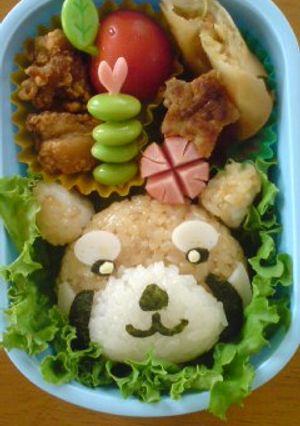 レッサーパンダのキャラ弁-レシピのメイン写真
