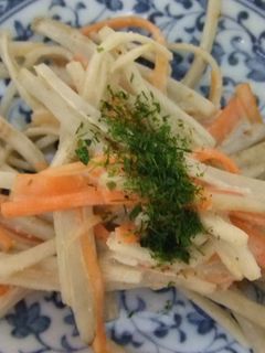 超簡単☆ヘルシーごぼうサラダ♪-レシピのメイン写真