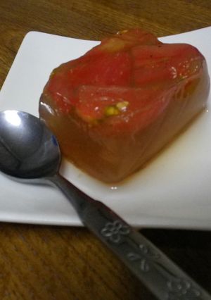 紅茶が香るトマト寒天-レシピのメイン写真