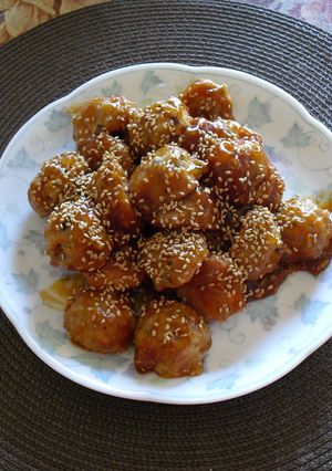油で揚げない肉団子-レシピのメイン写真