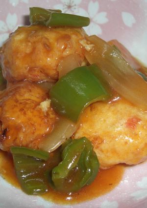 ふわふわ鶏団子の酢鳥-レシピのメイン写真