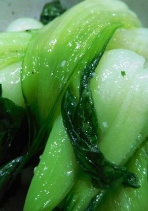 レンジで青梗菜やパクチョイの温菜と冷菜-レシピのメイン写真