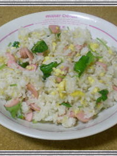 魚肉ソーセージと卵のチャーハン-レシピのメイン写真