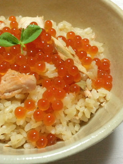 簡単!秋鮭de美味し〜い*はらこ飯*-レシピのメイン写真