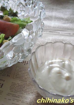 豆腐のなめらかマヨネーズ風ドレッシング♪-レシピのメイン写真