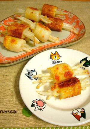 次男考案＊竹輪のもやし詰め炒め＊-レシピのメイン写真