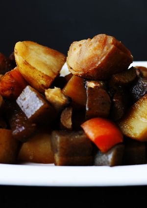 エバラすき焼きのたれで五目じゃが。-レシピのメイン写真