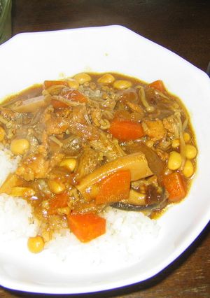 大豆♡きのこカレー 대두♡버섯카레-レシピのメイン写真