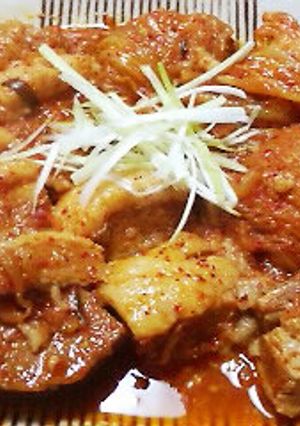 韓国風豚の角煮とロールキムチ-レシピのメイン写真