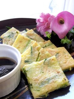 にらキャベチヂミ★粉チーズでカリもちっ♪-レシピのメイン写真