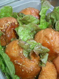 肉巻きおにぎり♪-レシピのメイン写真