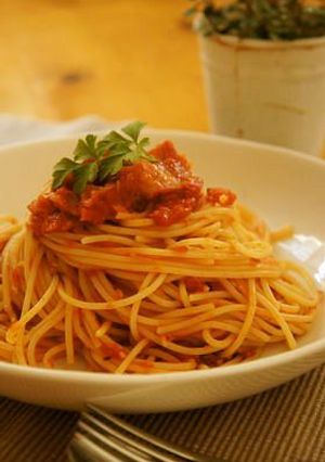 トマトとツナのパスタ-レシピのメイン写真