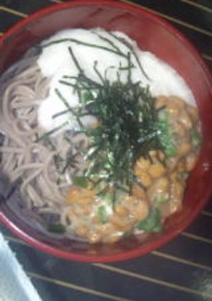 簡単冷たいネバネバソバ-レシピのメイン写真