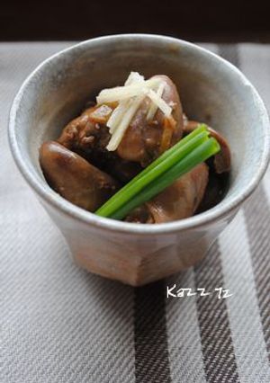 鶏肝の生姜煮-レシピのメイン写真