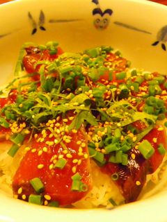 かつおのづけ丼-レシピのメイン写真
