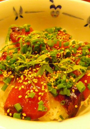 かつおのづけ丼-レシピのメイン写真