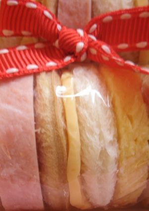まるーいサンドイッチ　※キャラ弁-レシピのメイン写真