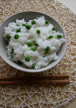 簡単混ぜるだけ♪グリーンピースご飯♡-レシピのメイン写真