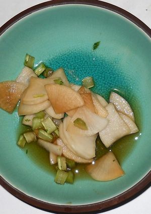 大根と大根の葉のしょうゆ漬け-レシピのメイン写真