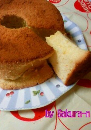 私が食べたいシフォンケーキ♪-レシピのメイン写真