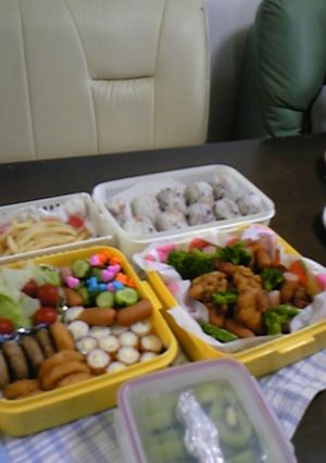 怪我した息子のために☆運動会弁当2010-レシピのメイン写真