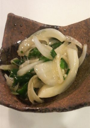 ニラと玉ねぎの酢味噌あえ-レシピのメイン写真
