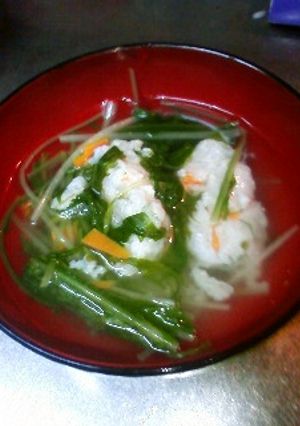 ふわふわすり身の中華風スープ-レシピのメイン写真