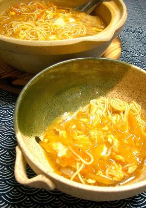 野菜たっぷり*土鍋でトロトロそうめんとじ-レシピのメイン写真