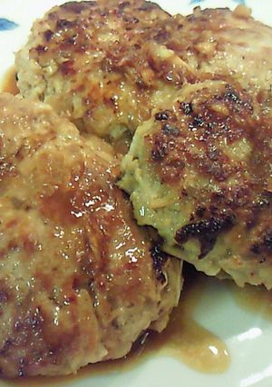 美味しく痩せる♪えのきたっぷりハンバーグ-レシピのメイン写真