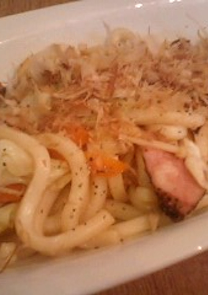 黒胡椒たっぷり★かんたん焼うどん-レシピのメイン写真